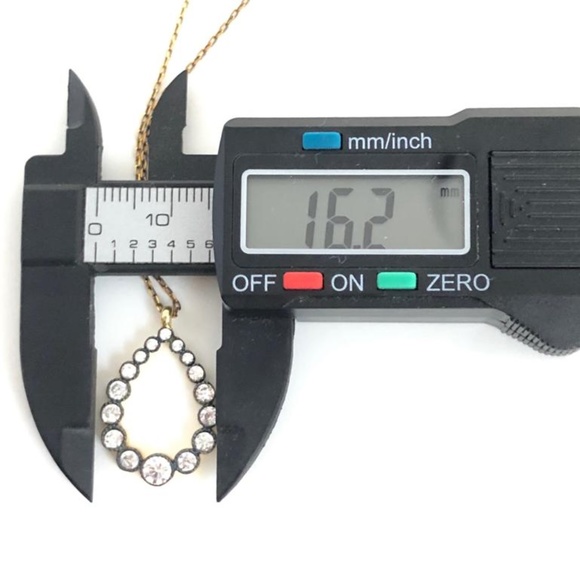 Rose Gold Tone Drop 925K Necllace - Picture 6 of 6